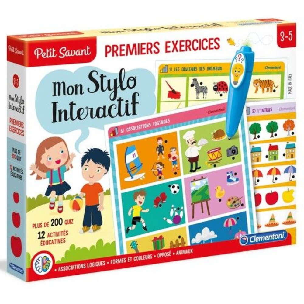Clementoni Petit Savant – Mon stylo Interactif -Premiers Exercices  New Sealed